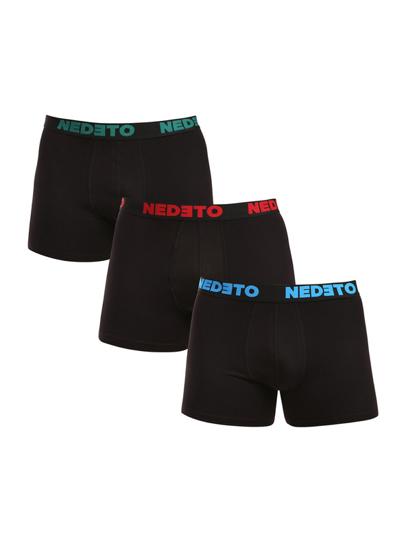 Nedeto Sada tří - pánské boxerky Nedeto černé