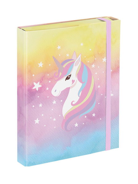BAAGL  BAAGL Desky na školní sešity A5 Rainbow Unicorn