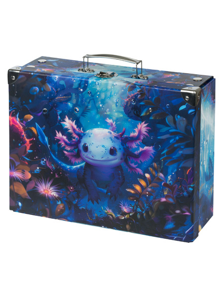 BAAGL  BAAGL Skládací školní kufřík Axolotl s kováním