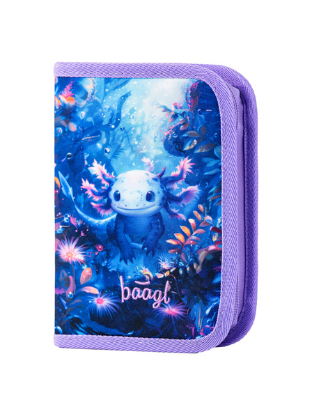BAAGL  BAAGL Školní penál jednopatrový Axolotl