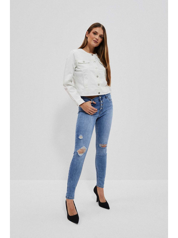Moodo Dámské jeans Moodo – světle modré
