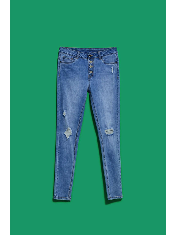 Moodo Dámské jeans Moodo – světle modré