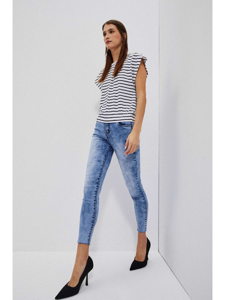 Moodo Dámské jeans Moodo – tmavě modré