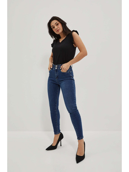 Moodo Dámské jeans Moodo – tmavě námořnická