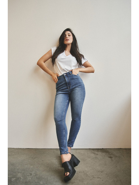 Moodo Dámské jeans Moodo – tmavě modré
