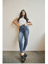 Moodo Dámské jeans Moodo – tmavě modré