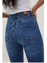 Moodo Dámské jeans Moodo – tmavě modré