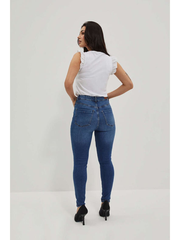 Moodo Dámské jeans Moodo – tmavě modré
