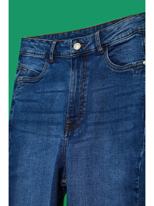 Moodo Dámské jeans Moodo – tmavě modré