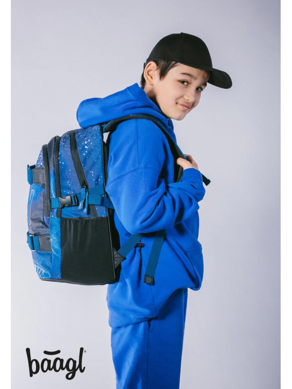 BAAGL  BAAGL 3 SET Skate Steel: batoh, penál, sáček