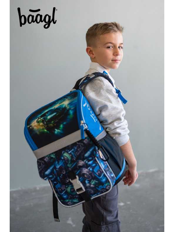 BAAGL  BAAGL Školní aktovka Zippy Závodní auto