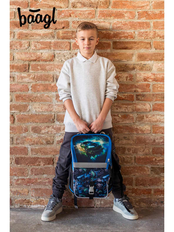 BAAGL  BAAGL Školní aktovka Zippy Závodní auto