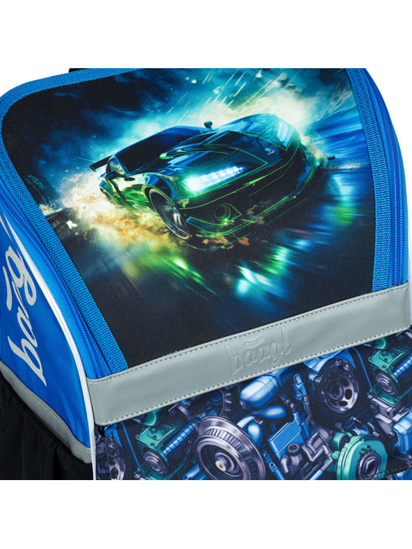 BAAGL  BAAGL Školní aktovka Zippy Závodní auto