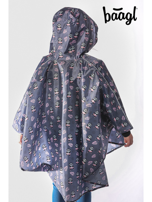 BAAGL  BAAGL Outdoor pláštěnka pončo Panda vel. S (110 -130 cm)