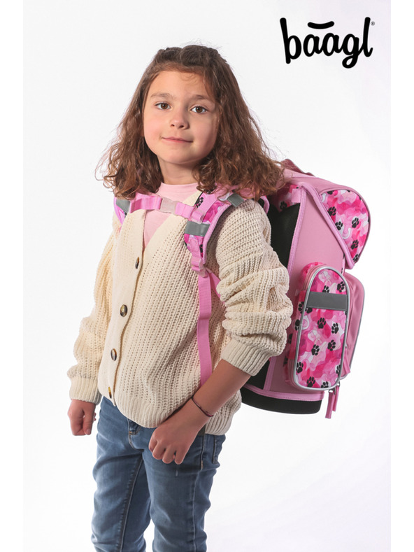 BAAGL  BAAGL Školní aktovka Ergo Tlapky