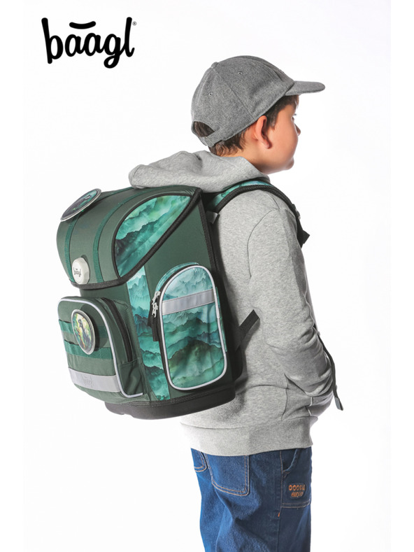 BAAGL  BAAGL SET 3 Ergo Dino: aktovka, penál, sáček