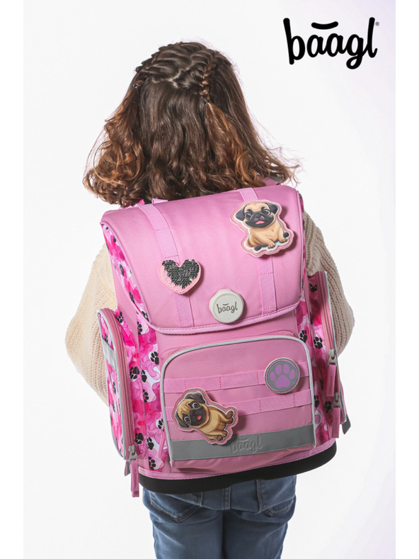 BAAGL  BAAGL SET 3 Ergo Tlapky: aktovka, penál, sáček