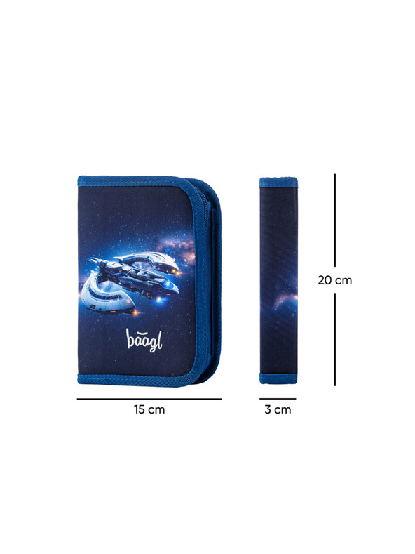 BAAGL  BAAGL SET 3 Zippy Vesmírná loď: aktovka, penál, sáček