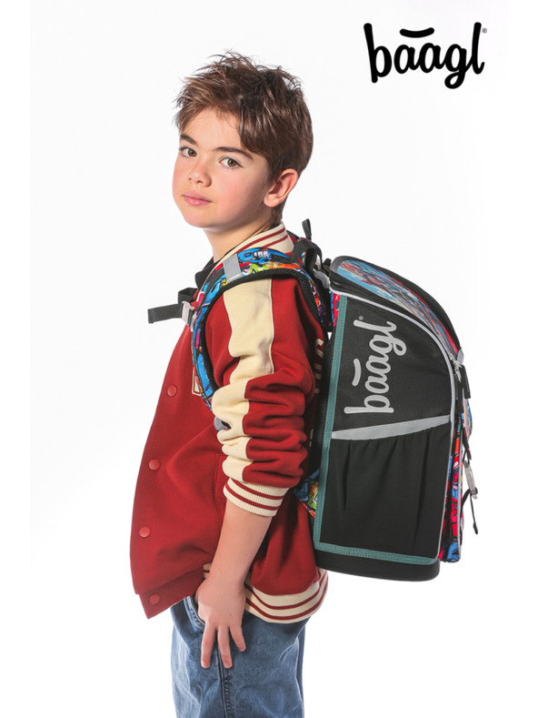 BAAGL  BAAGL SET 3 Zippy Skatepark: aktovka, penál, sáček