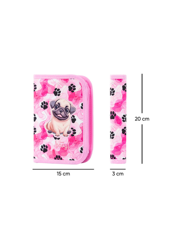 BAAGL  BAAGL Školní penál jednopatrový Tlapky