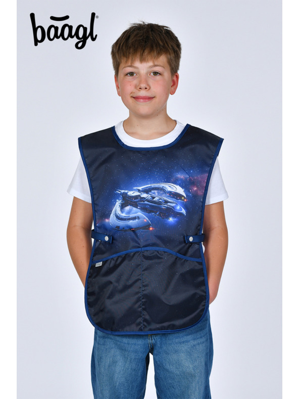 BAAGL  BAAGL Dětská zástěra Vesmírná loď