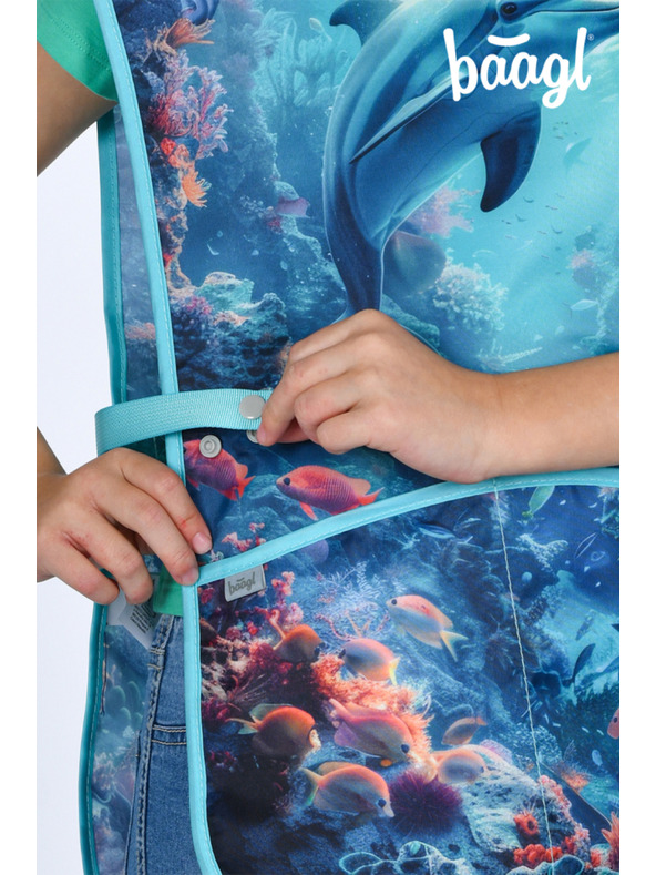 BAAGL  BAAGL Dětská zástěra Delfín