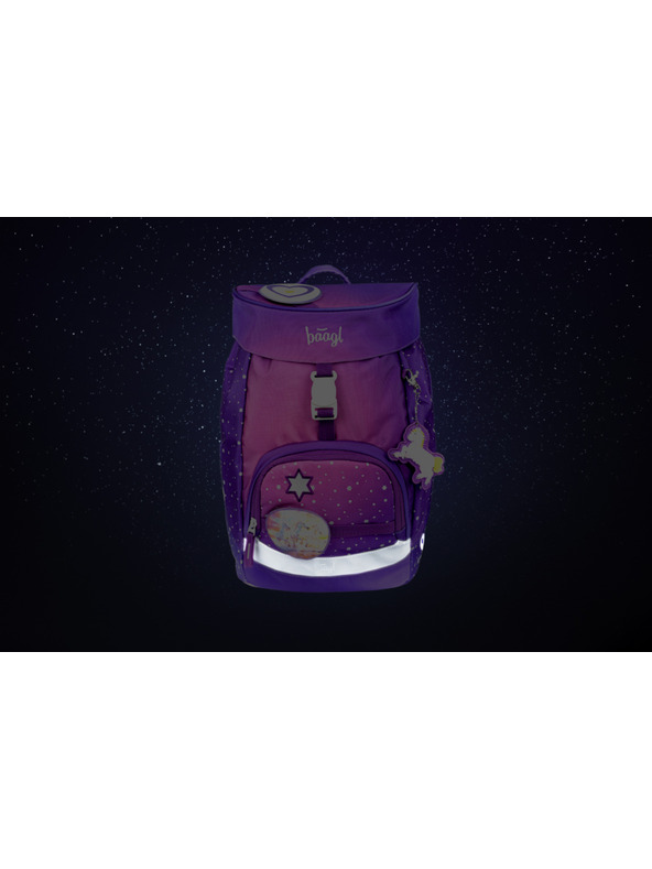 BAAGL  BAAGL Školní batoh Airy Koně srdce