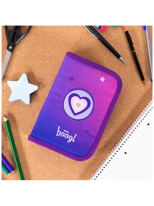 BAAGL  BAAGL SET 3 AIRY Koně srdce: batoh, penál, sáček