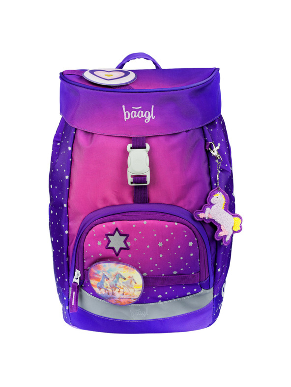 BAAGL  BAAGL SET 3 AIRY Koně srdce: batoh, penál, sáček