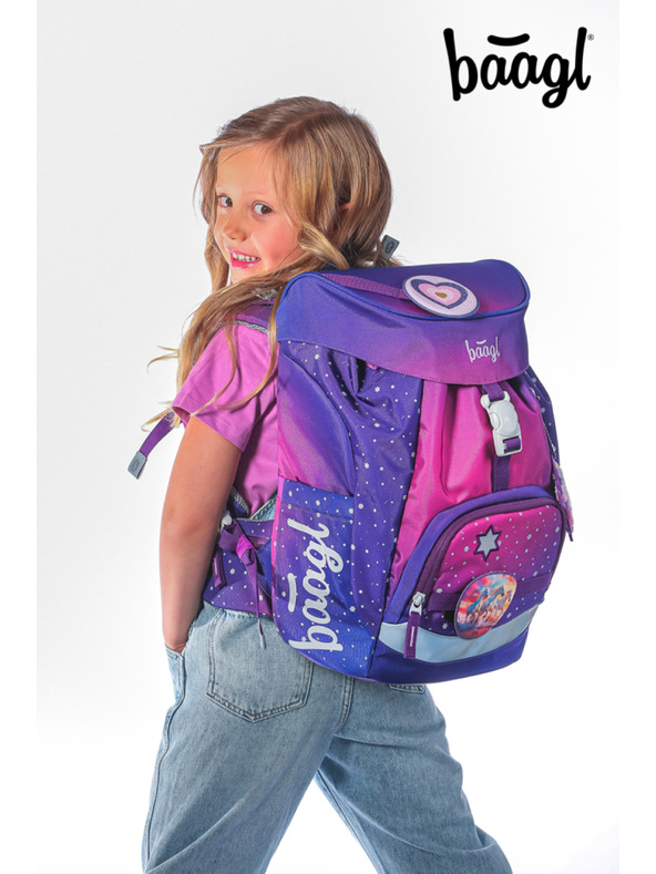 BAAGL  BAAGL SET 3 AIRY Koně srdce: batoh, penál, sáček