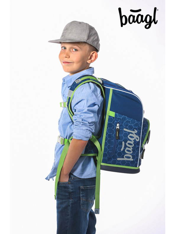 BAAGL  BAAGL Školní aktovka Zippy plus Fotbalový míč