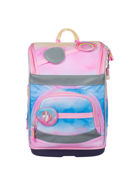 BAAGL  BAAGL Školní aktovka Zippy plus Rainbow Unicorn