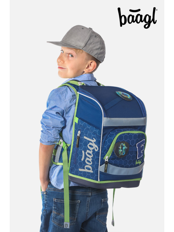 BAAGL  BAAGL SET 3 Zippy plus Fotbalový míč: aktovka, penál, sáček