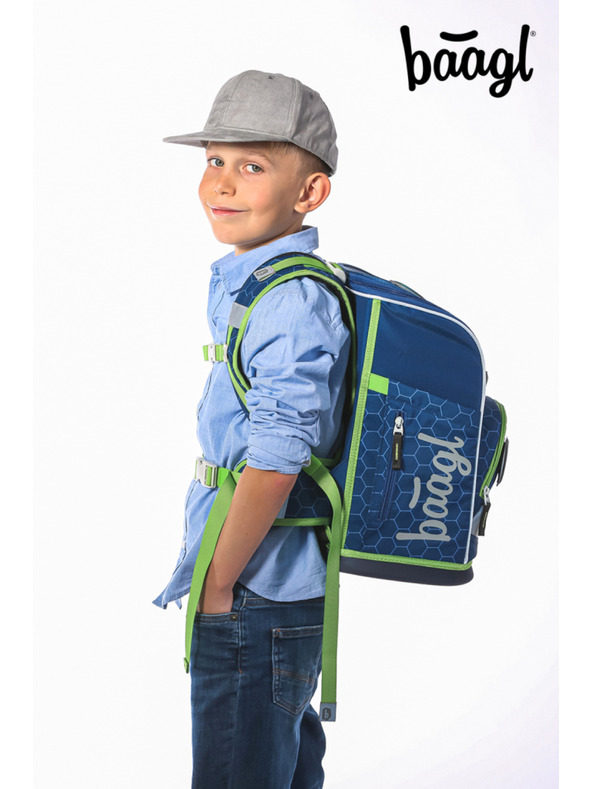 BAAGL  BAAGL SET 3 Zippy plus Fotbalový míč: aktovka, penál, sáček
