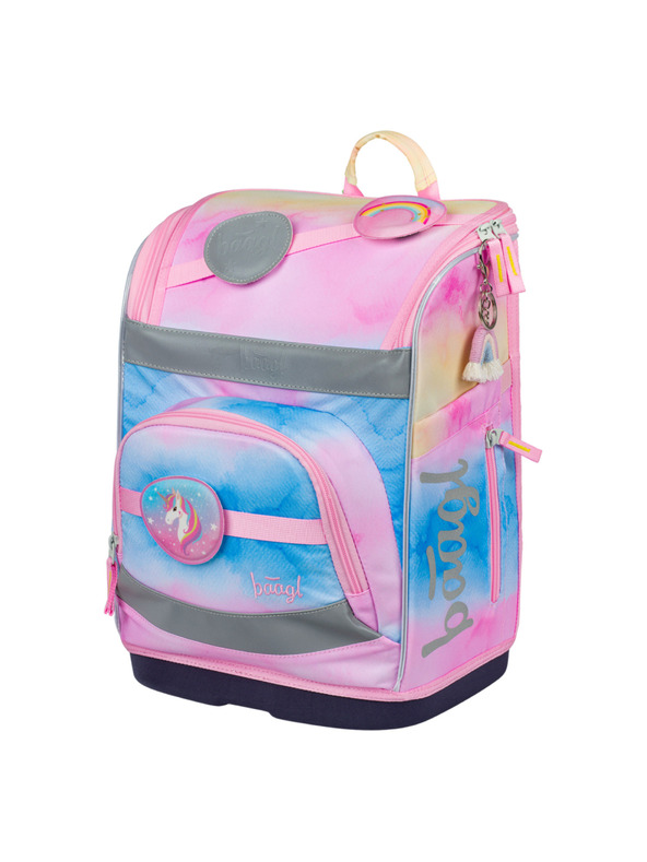 BAAGL  BAAGL SET 3 Zippy plus Rainbow Unicorn: aktovka, penál, sáček