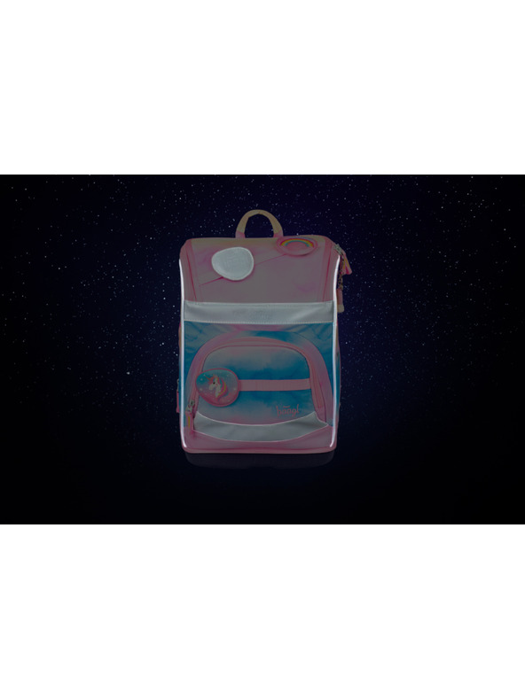 BAAGL  BAAGL SET 3 Zippy plus Rainbow Unicorn: aktovka, penál, sáček