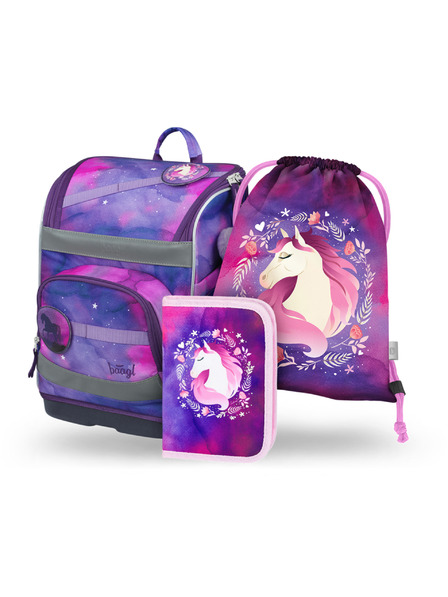 BAAGL  BAAGL SET 3 Zippy plus Kůň: aktovka, penál, sáček