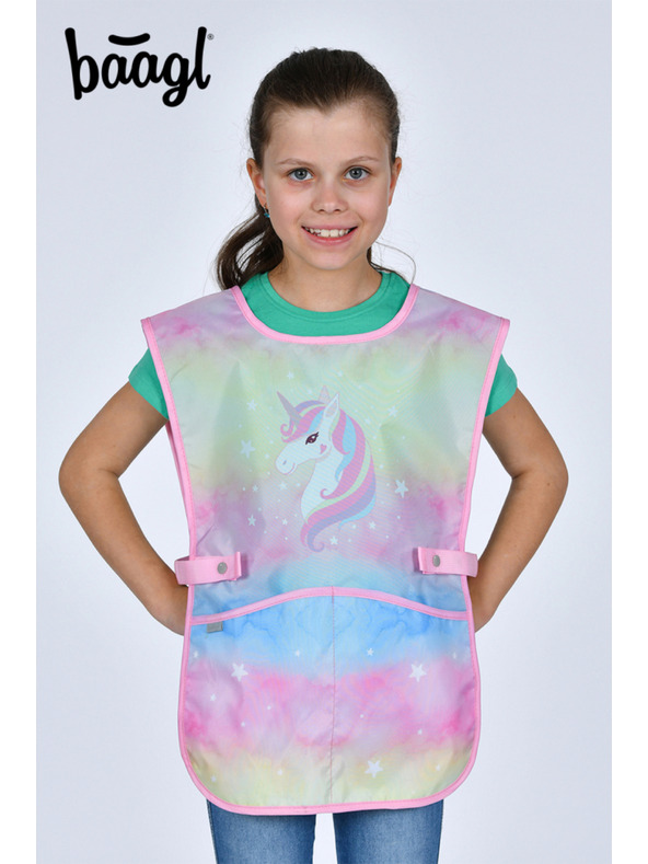 BAAGL  BAAGL Dětská zástěra Rainbow Unicorn