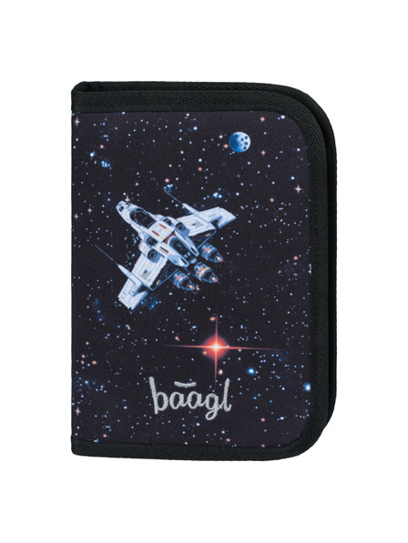 BAAGL  BAAGL Školní penál jednopatrový Pixel Space