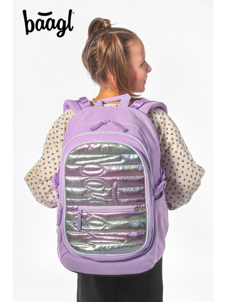 BAAGL  BAAGL Školní batoh Core Lavender