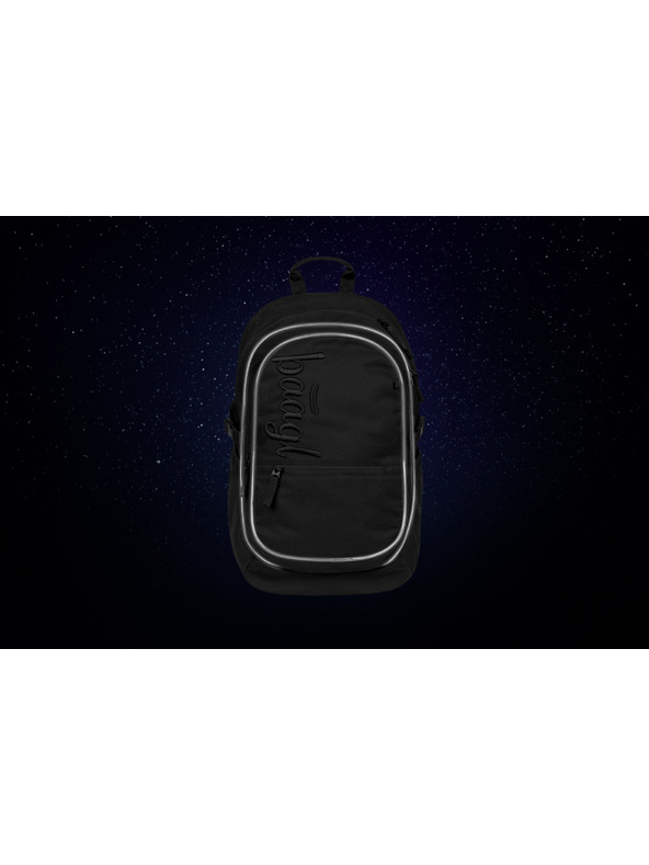 BAAGL  BAAGL SET 3 Core Uni černá: batoh, penál, sáček