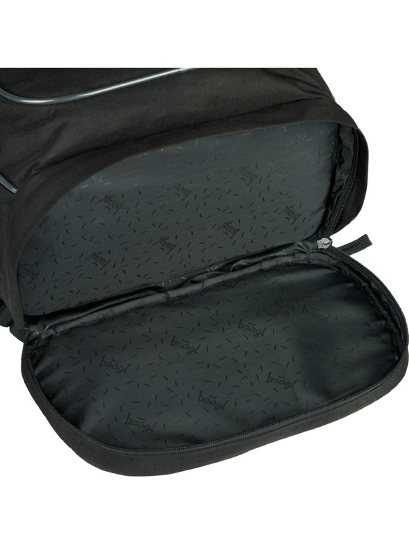 BAAGL  BAAGL Školní batoh Cubic Uni Černá