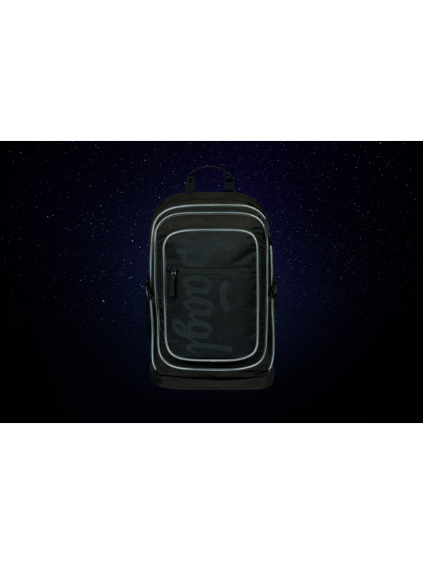 BAAGL  BAAGL SET 3 Cubic Uni černá: batoh, penál, sáček