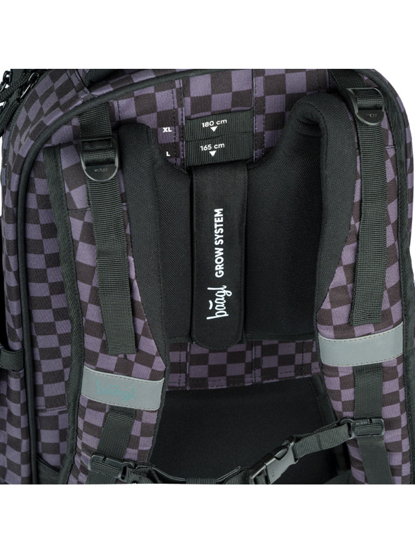 BAAGL  BAAGL Školní batoh Skate max SKA šedá