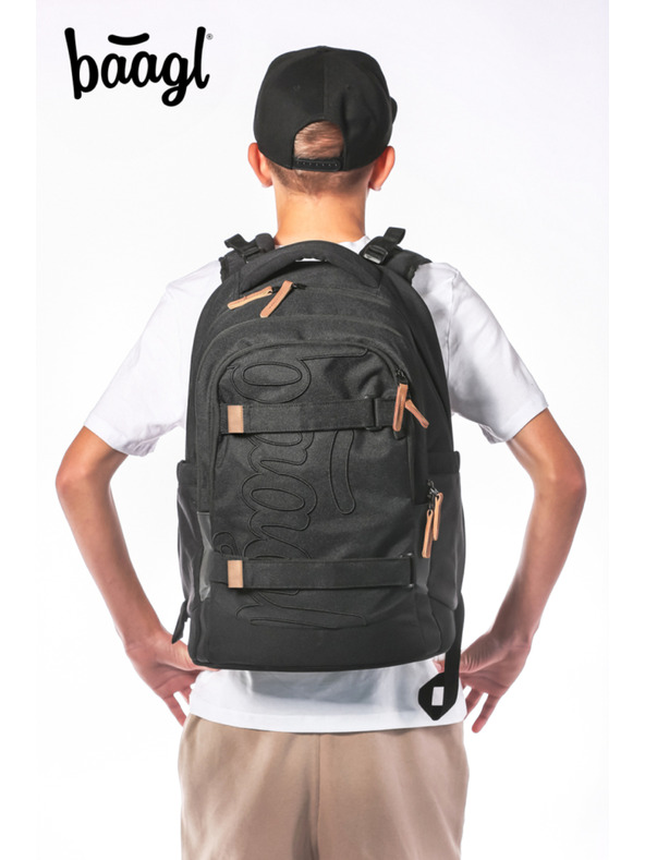 BAAGL  BAAGL SET 3 Skate max Darkness: batoh, penál, sáček