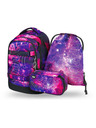 BAAGL  BAAGL SET 3 Skate max Galaxy: batoh, penál, sáček