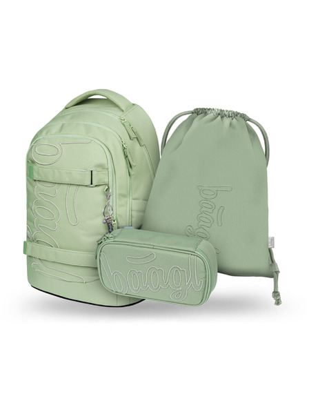 BAAGL  BAAGL SET 3 Skate max Mentol: batoh, penál, sáček