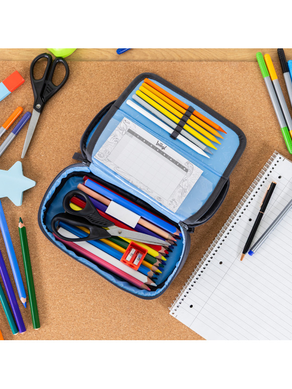 BAAGL  BAAGL Školní penál etue Skate Logo Mix