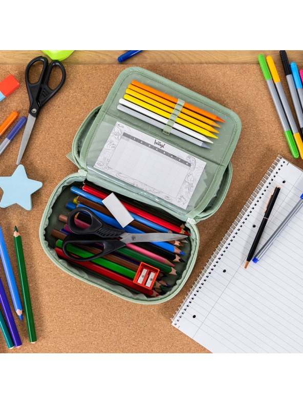 BAAGL  BAAGL Školní penál etue Skate Mentol