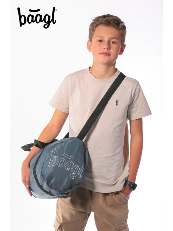 BAAGL  BAAGL Sportovní taška Hoop Dust Blue